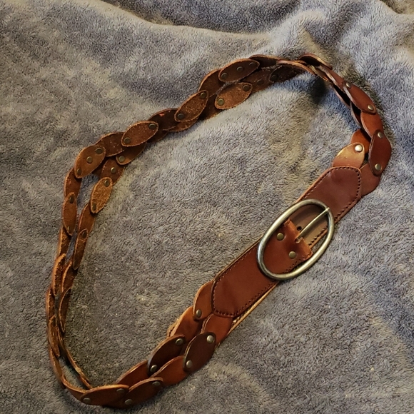 Leather Brown Belt - Picture 3 of 5
